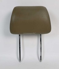 Bmw E34 E32 Parchment Tan Front Seat Head Rest Beige Leather 540i 1991-1995 Oem