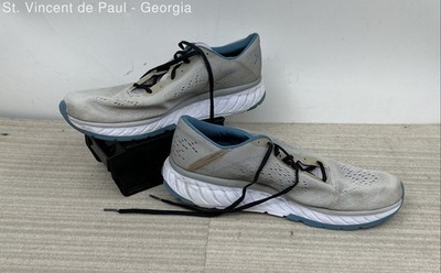 Hoka One Cavu 2 Grey Solid Athletic Running Shoe Men 11.5