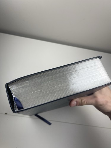 NIV - STUDIENBIBEL, 1985 Zondervan blau gebundenes Leder, roter Buchstabe, indiziert mit Box - Bild 10 von 24