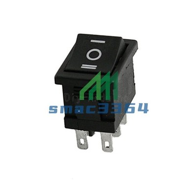 5PC 6Pin DPDT ON-OFF-ON 3 Position Snap Boat Rocker Switch AC 6A/250V 10A/125V #