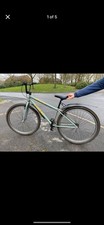 Ammaco Refine Wheelie BMX Bike 26in Large Green V-Brake BMX Bar Mudguards