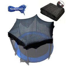 Trampoline Shade Cover 90 Shading Ratio Black Sunshade Tent Top Cover 10ft 1...