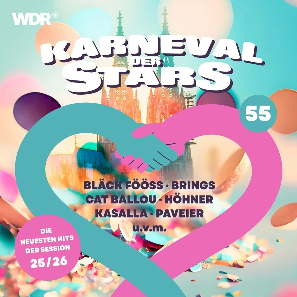 Karneval der Stars 55  ( Neuheit 31.10.2025 )  2 CD  NEU & OVP