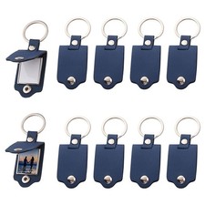 Sublimation Keychain Blanks Keychain Blanks PU Leather Key Chains G9E44334
