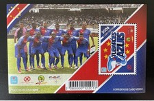 Cabo Verde 2012 Mi. Bl. 45 Football Tubaroes Azul CAN 2013 Requin Faune Marine