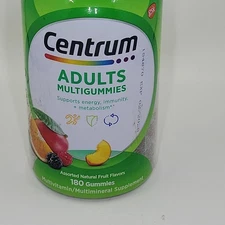 Centrum MultiGummies  Multivitamin for Adults, Multivitamin/Multimineral 180ct