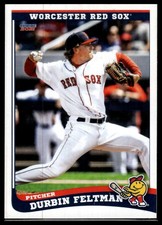 2021 Choice Worcester Red Sox #15 Durbin Feltman