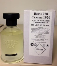 Bois 1920 CLASSIC 1920 3.4 oz / 100 ml Unisex Eau De Toilette Spray-New-Unboxed