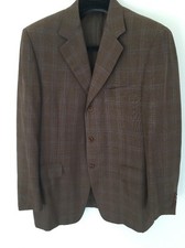 Canali Italy 100 Wool Saks 5th Ave Blazer Sport Coat Jacket US R 42 Italian 52