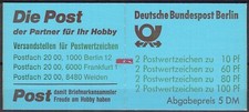 Berlin Markenheftchen 15 postfrisch Sehensw&uuml;rdigkeiten mit Z&auml;hlbalken mZ 110 M&euro;