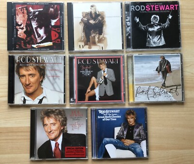 Rod Stewart 9 x CD Job Lot - See Description For Titles - Free Tracked Postage