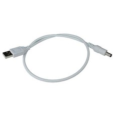 USB Kabel -> DC Stecker 50cm USB A + DC Steck...