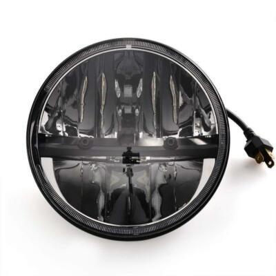 Value Line 7'' Round Complex Reflector LED Headlight 27270C for Harley Softail 