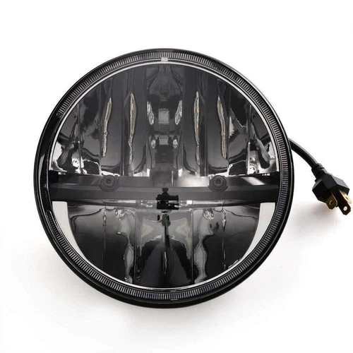 Value Line 7" Round Complex Reflector LED Headlight 27270C for Harley Softail 