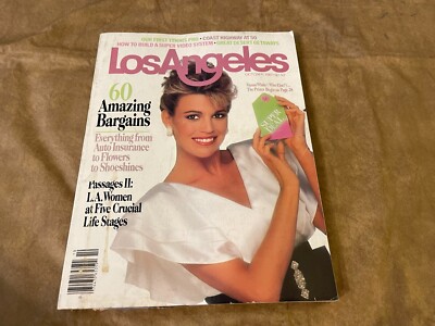 OCTOBER 1987 LOS ANGELES vintage magazine VANNA WHITE
