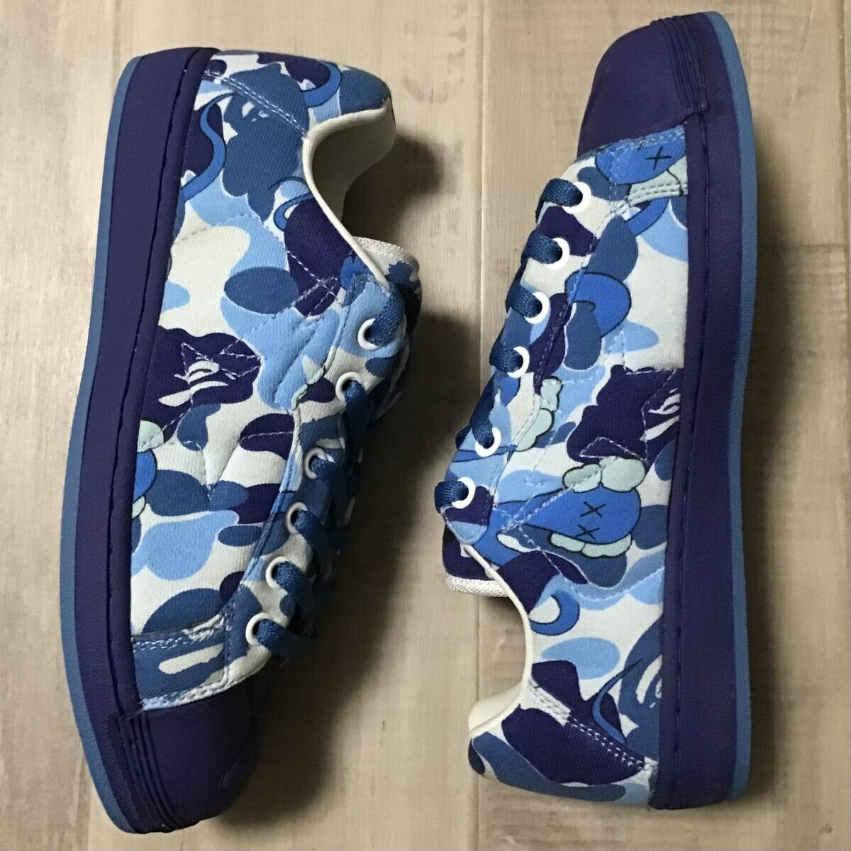 KAWS ULTRA SKULL STA sneakers BAPE STA ABC camo Blue A Bathing Ape