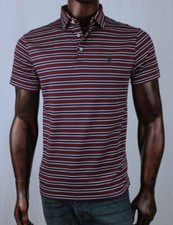POLO Ralph Lauren Custom Slim Fit Green Pony Polo Burgundy/Navy NWT 