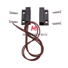 100VDC Surface Mount Wired NC / NO Door Window Sensor Magnetic Reed Switch DIY