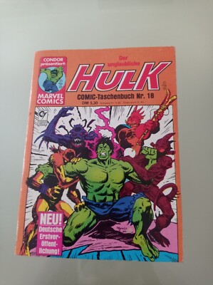 Marvel Comics - Condor Comic Hulk Die Verteidiger Taschenbuch Nr. 18