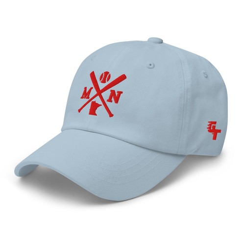Minnesota Baseball Bats Retro Twin Baseball Hat Dad Cap - Picture 8 of 10