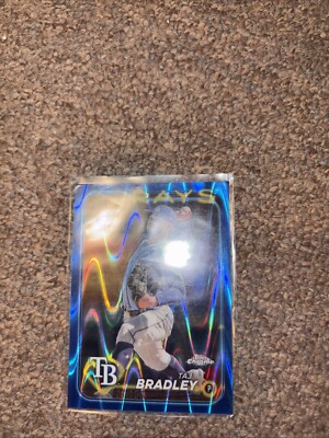 2024 Topps Chrome #83 Taj Bradley Toronto Blue Jays Blue Ray Wave