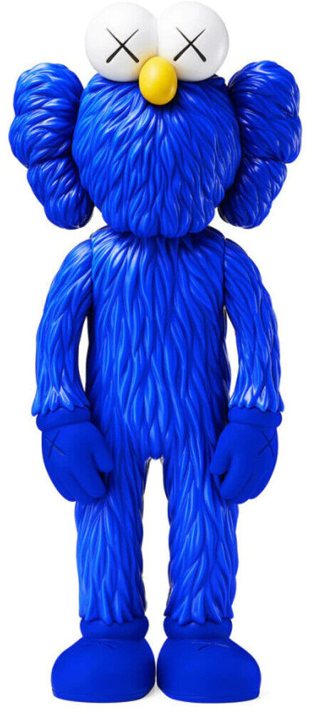 100% Authentic 2017 KAWS BFF Open Edition Vinyl Figure Blue Moma Exclusive