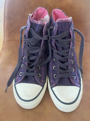 Converse Chuck Taylor All Star Purple/Pink Zippered- Size 537109F A29 