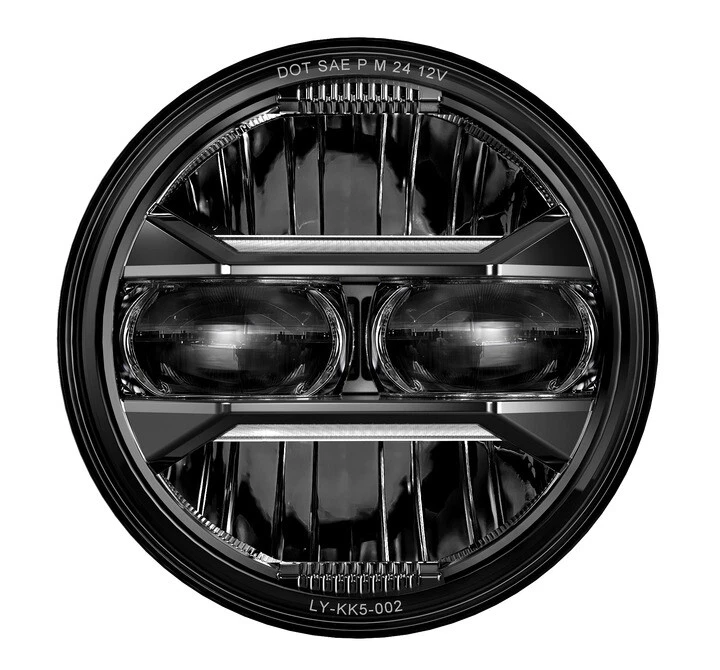 Par de faros LED altos-bajos para Triumph Speed Street Triple Rocket 5,75" E MARCADOS Foto 2 de 4