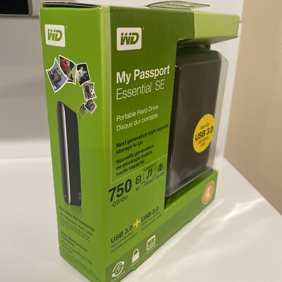 WD - My Passport Essential SE 750 GB 3.5