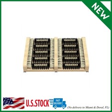 Shoe Shine Scrubber Outdoor Boot Scraper Wood Doormat Rubber Brush Mud Tray Mat