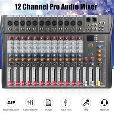 Audio Mixer Bluetooth Audio Mischpult Konsole...