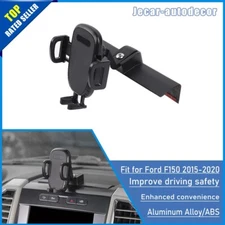 Black Dashboard Mobile Phone Holder Cell Bracket Mount Stand For Ford F150 15-20