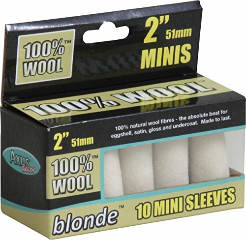Мини-нарукавники Axus Decor AXURBLN210 Blonde из 100 натуральной шерсти в упаковке по 10 штук, 2 шт