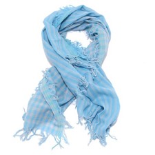 1274W sciarpa bimbo WOOLRICH light blue scarf cotton kid