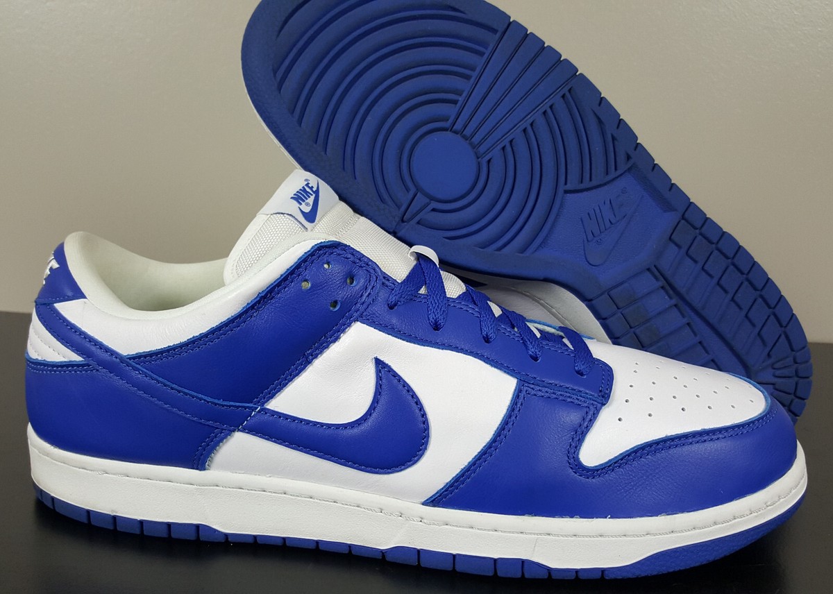 NIKE DUNK LOW SP KENTUCKY WHITE VARSITY ROYAL BLUE 202 RARE