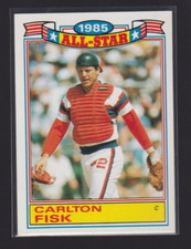 1986 Topps Glossy All-Stars #9 Carlton Fisk - Boston Red Sox - 000 - 🔥⚾🔥