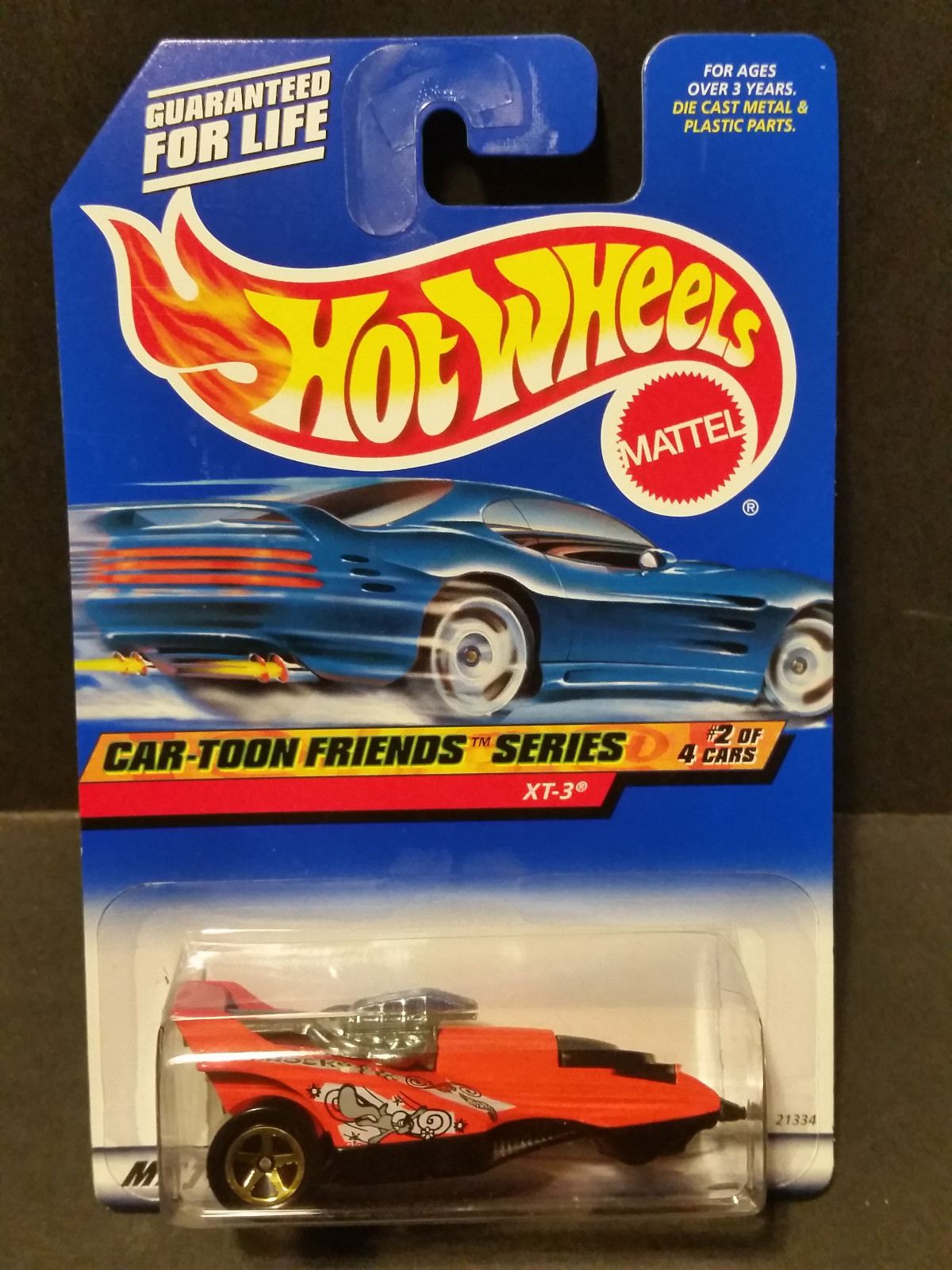 1997 Hot Wheels 986 CarToon Friends Series 2/4 XT3 21334 Rocky