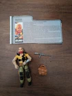 Vintage 1987 GI Joe Taurus Action Figure Complete W/ Accessories & File Card