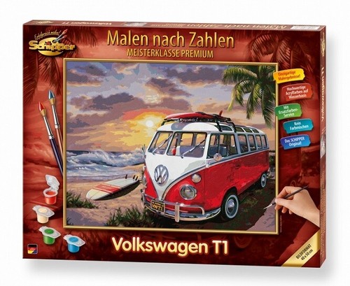 Schipper 609130861 - Paint By Numbers - Volkswagen T1 - New