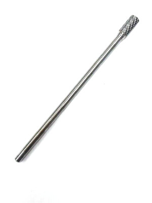 SA-3L6 CARBIDE BURR CYL DOUBLE CUT 3/8'' X 3/4''  1/4 SHANK 6-3/4 LONG HTC USA