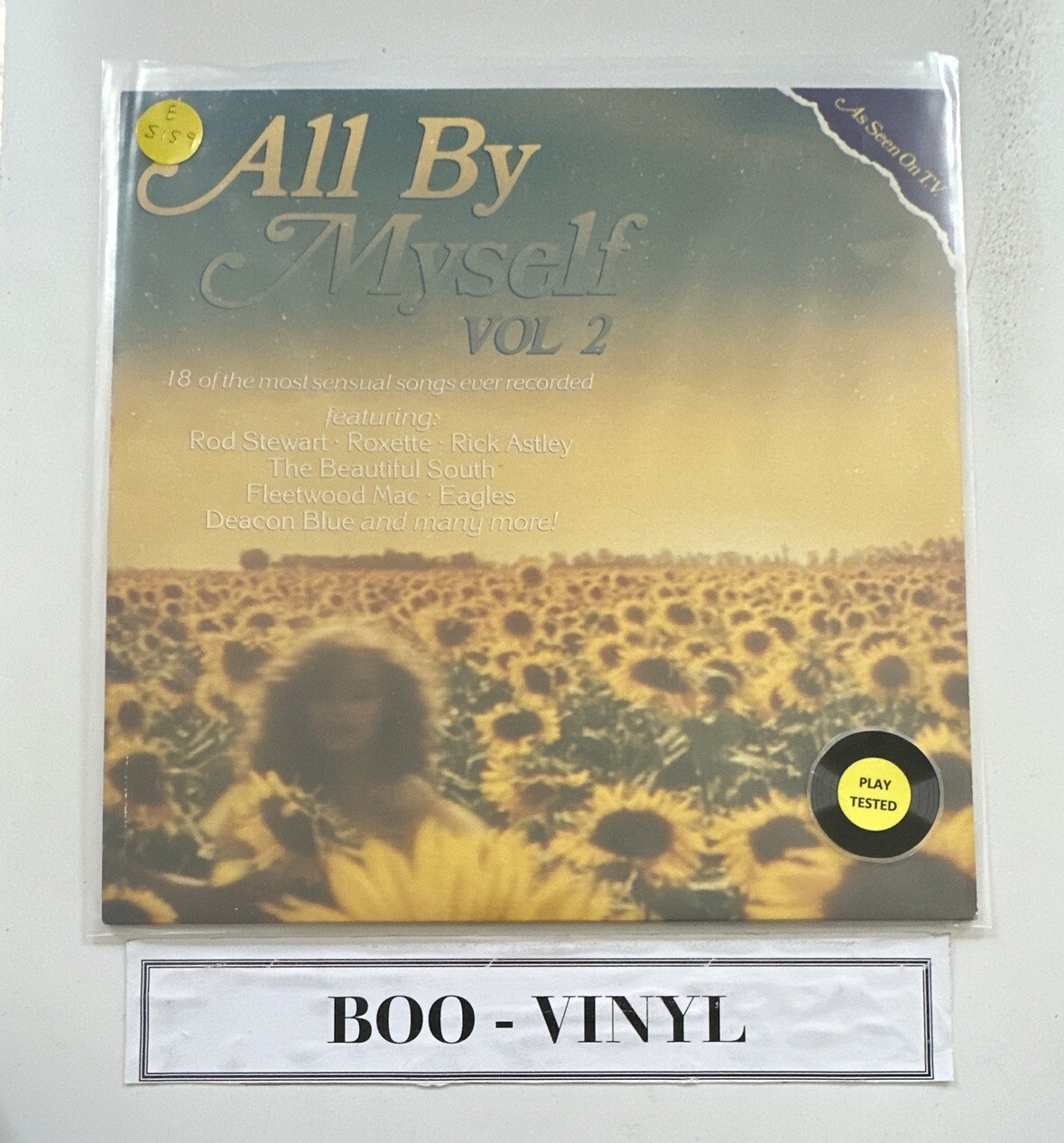 Various - All By Myself Vol. 2 Lp Vinyl Record Love Songs EX / EX Condition