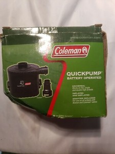 coleman quickpump 4d battery pump
