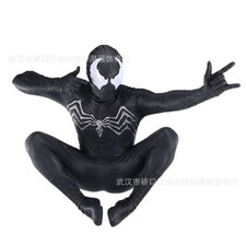 Black Venom Spider-Man Jumpsuit Spiderman Bodysuit Adult  Kids Cosplay Costume