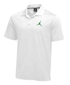 Nike Air Jordan MEDIUM Jumpman Golf Polo Shirt Mens Medium White 23 Sleeve | eBay
