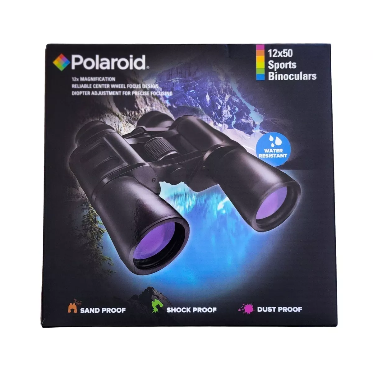 Polaroid Sports Binoculars 12x50