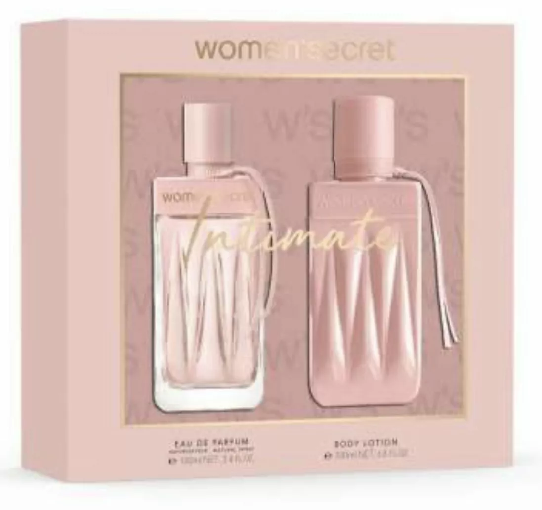 WOMEN'SECRET INTIMATE Eau De Parfum Spray 3.4 oz/Body Lotion 6.8 oz