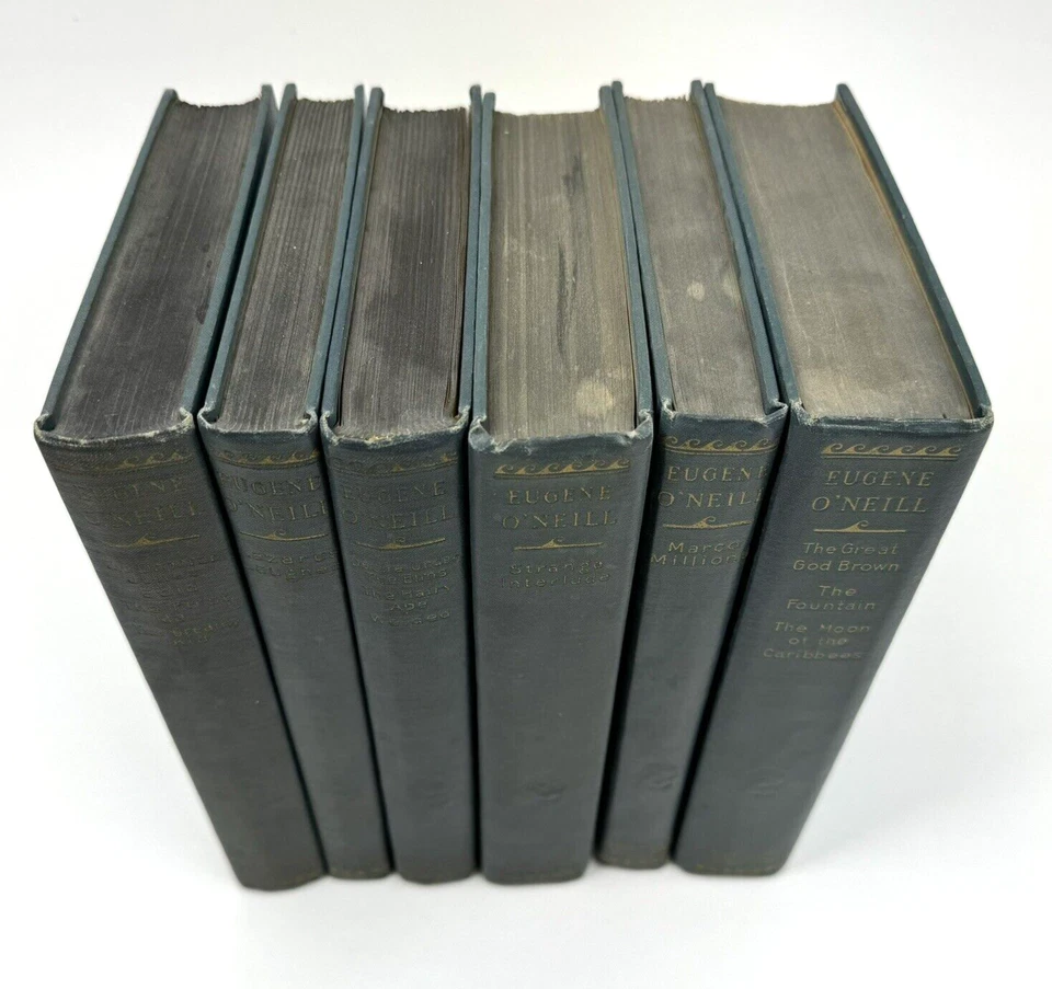 Eugene O'Neill - 6 Book Set of Plays - Antique Hardcovers 1920's - 1930's Foto 2 de 4