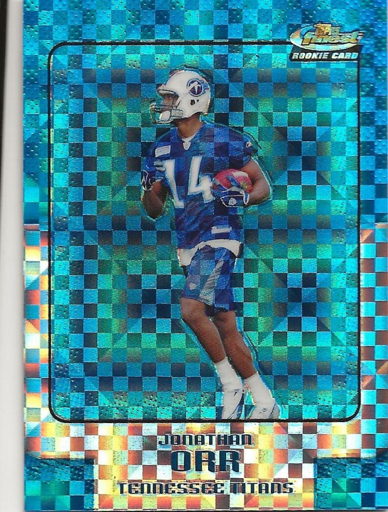 2006 Topps Finest Blue X-Factor Jonathan Orr 041/150 Rookie #64
