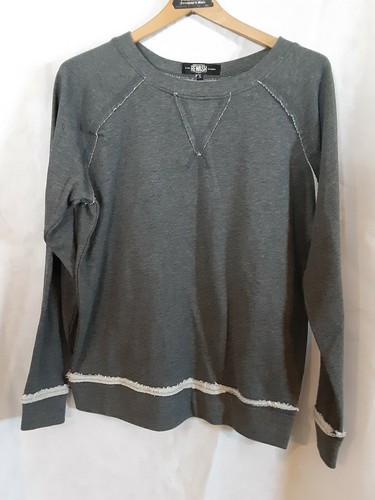 Rewash Brand Womens Small Long Sleeved Sweatshirt Top Gray New