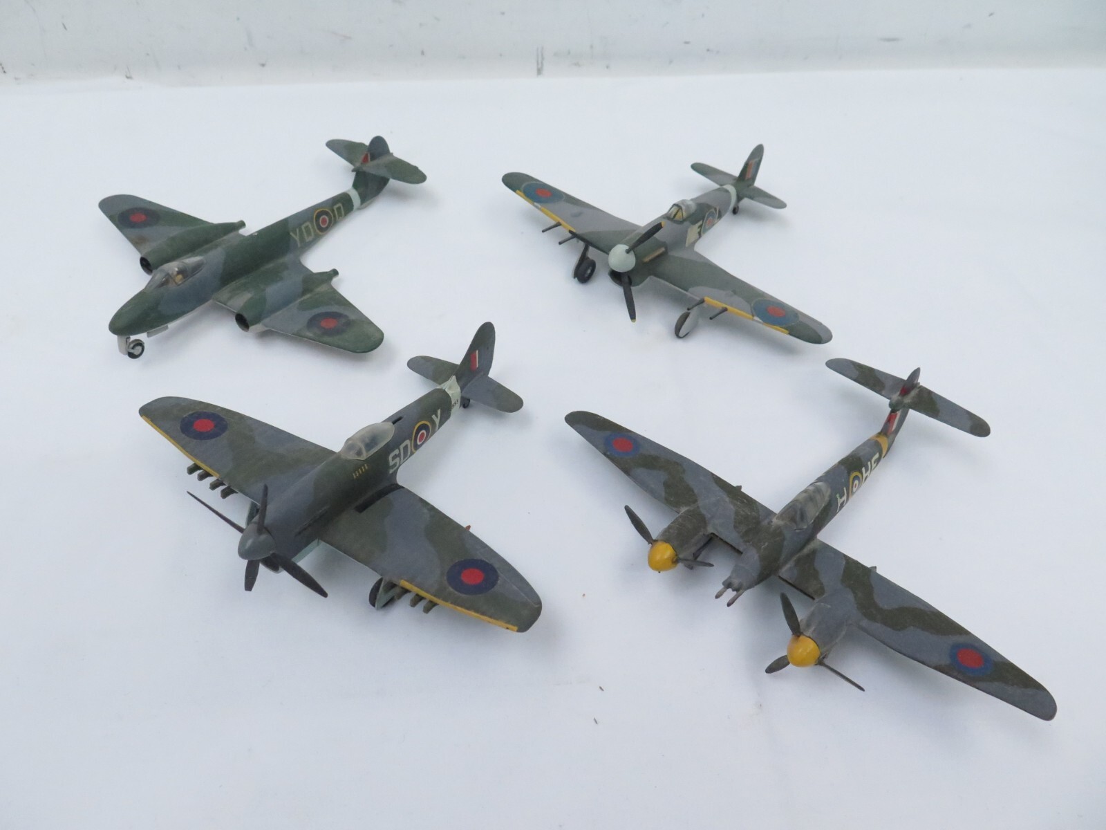 Model Kit Plastic Aircraft WWII Replica Planes Bundle of 4 British